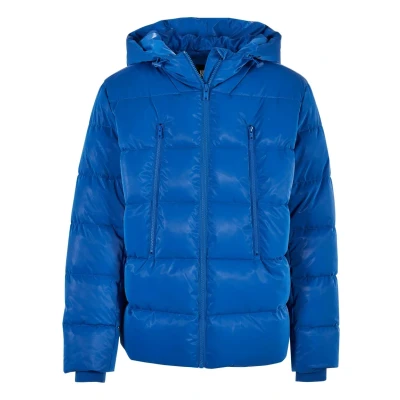 Afbeelding van Urban Classics Shark SKIN Puffer Winterjas, Heren, Maat: Medium, Royal