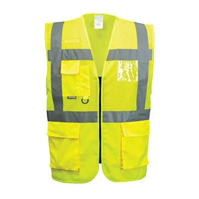 Afbeelding van Portwest Madrid Mesh Executive Vest, Kleur: Geel, Grootte: XL, C496YERXL