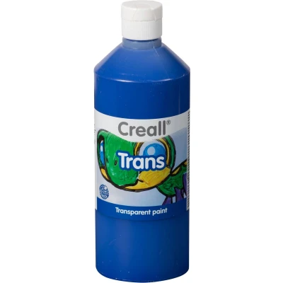 Afbeelding van Raamverf Creall Trans blauw 500ml
