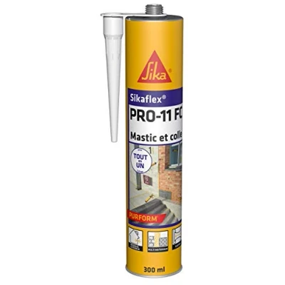 Afbeelding van Sika Flex PRO 11 FC Purform wit, PU alles in 1 afdichtmiddel, multi materiaal waterdicht afdichtingmiddel voor binnen en buitenkant, 300 ml