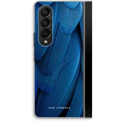 Afbeelding van Case Company® hoesje geschikt voor Samsung Galaxy Z Fold4 Pauw Soft Cover Telefoonhoesje Bescherming aan alle Kanten en Schermrand