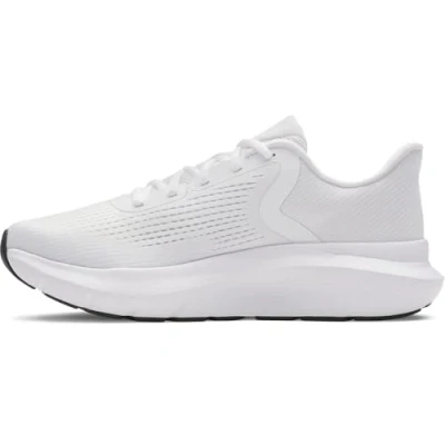 Afbeelding van Under Armour Charged Rogue 5 Hardloopschoenen voor op de weg, Heren, Maat: 43, White/black Textiel/ synthetisch