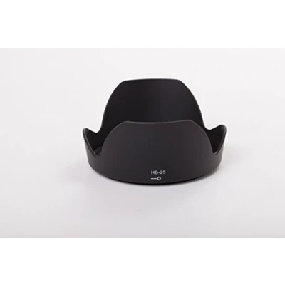 Afbeelding van vhbw Vervangende zonneklep voor Nikon HB 25 72 mm lens, kunststof, zwart, tulpenvorm