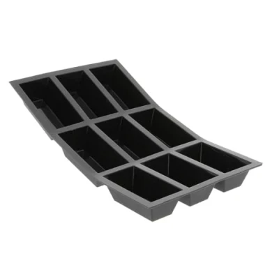 Afbeelding van De Buyer 8 Canelés Moul&#039;FLEX siliconen plaat 17,5 x 30 cm
