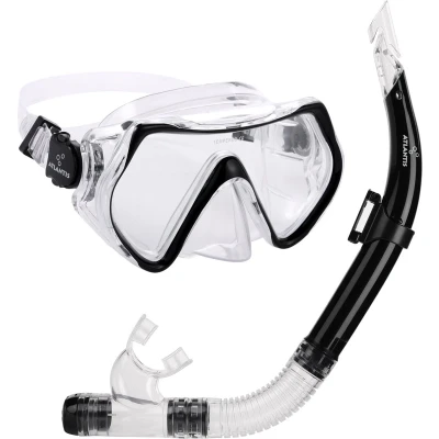 Afbeelding van Atlantis Hawaï Combo Snorkelset Black Zwart Duikbrillen &amp; Snorkels
