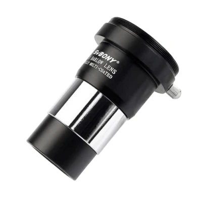 Afbeelding van Svbony barlow lens, 2 x, 1,25 inch x met M42 0,75 mm camera adapter, metaal, voor visueel oculair en astrofotografie