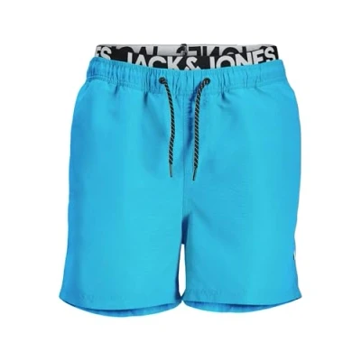 Afbeelding van JACK &amp; JONES Jjiaruba Jjswimshorts Akm Db Wb Solid herenshirt, Blauw (Malibu Blue)