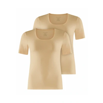 Afbeelding van Falke Daily Comfort 2PACK SOFT Hemd camel, Dames, Maat: XL, Camel