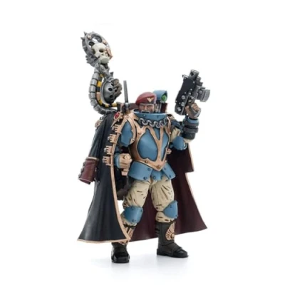 Afbeelding van Astra Militarum Tempestus Scions Command Squad 55th Kappic Eagles Tempestor Prime scale:1/18.