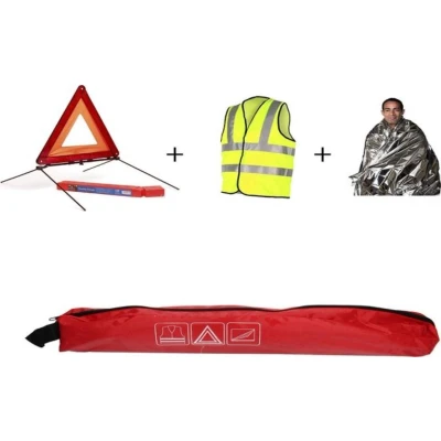 Afbeelding van Malteser 43999712 Verbandtas Incl. veiligheidsvest , gevarendriehoek DIN 13164 02 2022 1 stuk(s)