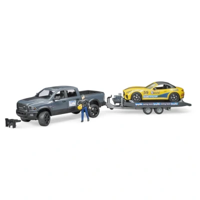 Afbeelding van Bruder RAM 2500 Power Wagon en Roadster Racing Team 1:16