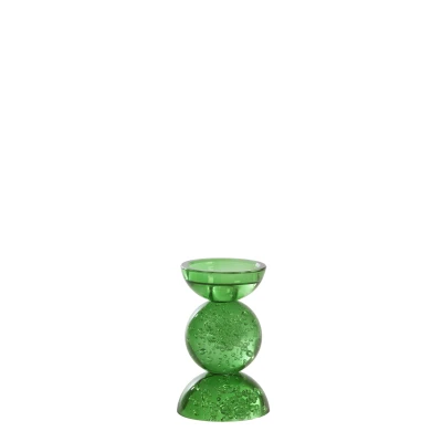 Afbeelding van Light &amp; Living Kandelaar ITINGA Ø9.5x15.5cm Groen
