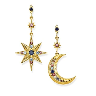 Afbeelding van Thomas Sabo Dameshanger verguld H2025 959 7, Sterling zilver, Kleurrijke stenen