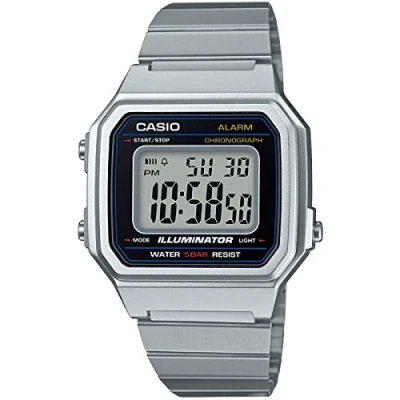 Afbeelding van Casio Horloge collectie staal (b650wd 1aef), zilver., armband