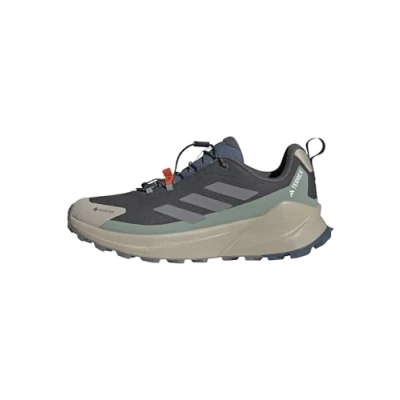 Afbeelding van Adidas Terrex Trailmaker 2 Goretex Speed LACE Outdoorschoenen, Heren, Maat: 40, Carbon/grey three/silver green Textiel/ synthetisch