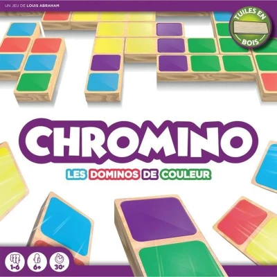 Afbeelding van ChrominoAsmodee Dominospel in kleur