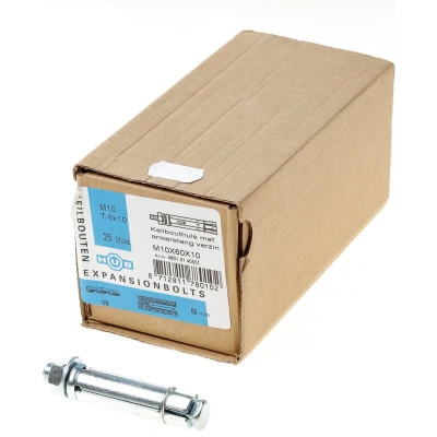 Afbeelding van Keilbouthuls met ankerstang verzinkt m10 x 60 30mm