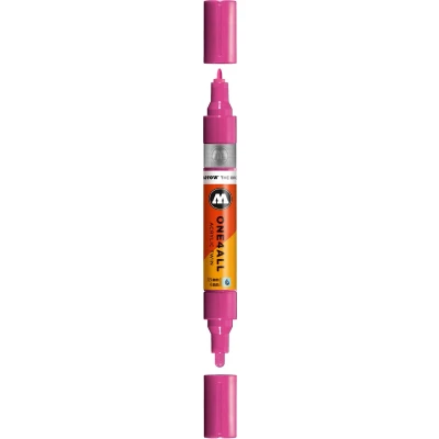 Afbeelding van Molotow ONE4ALL Magenta Acrylic Twin 1,5 4 mm Marker