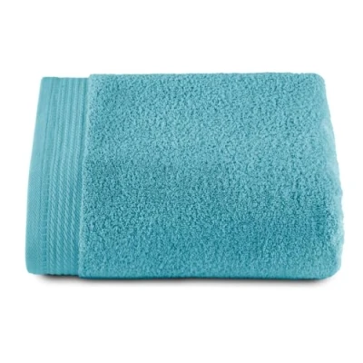 Afbeelding van RIZO Top Towel Set van 1 douchehanddoek, badhanddoek, 100% gekamd katoen, 600 g/m², afmetingen 70 x 140 cm, aquamarar
