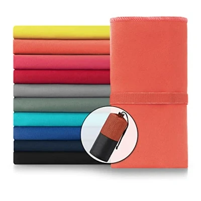 Afbeelding van Blumtal Sporthanddoek microfiber: 120 x 60cm, koraal