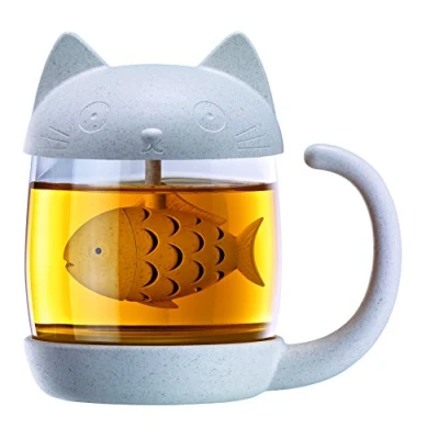 Afbeelding van Kat Theekop Met Infuser