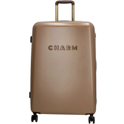 Afbeelding van Charm London Capetown Grote Koffer 75 cm 95 Liter TSA Slot Taupe