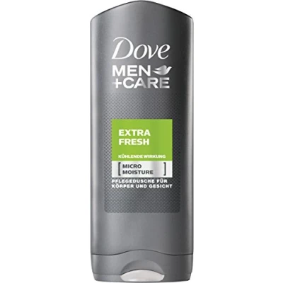 Afbeelding van Dove Men+Care Douchegel, met MicroMoisture Extra Fresh verkoelende werking, verpakking van 6 stuks (6 x 250 ml)