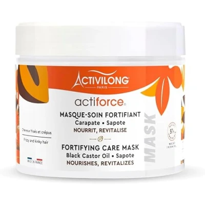 Afbeelding van ACTIVILONG Actiforce versterkend masker krullend en kroeshaar voedt, revitaliseert ontwart 97% natuurlijke ingrediënten Made in France 300 ml