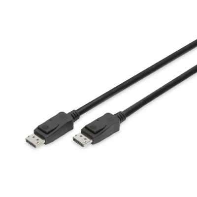 Afbeelding van Digitus AK 340106 020 S DisplayPort kabel Aansluitkabel stekker, stekker 2.00 m Zwart 8K UHD, Vergulde steekcontacten