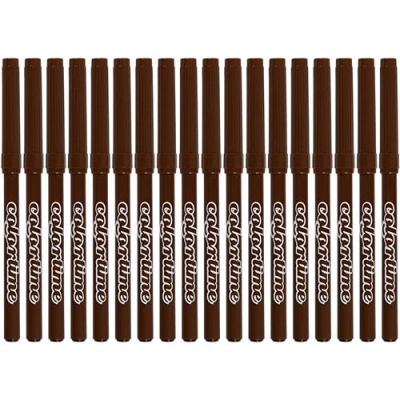 Image de Colortime épingles épaisseur de ligne 2 mm marron 18 pièces