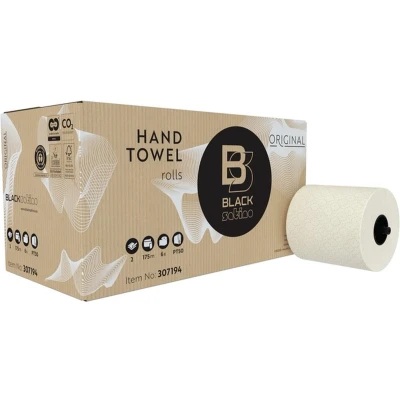 Afbeelding van Handdoekrol BlackSatino Original PT50 2 laags 175m wit 307195