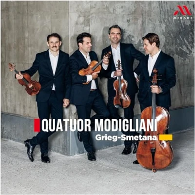 Afbeelding van Quatuor Modigliani Grieg Smetana (CD)
