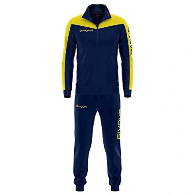 Afbeelding van Givova roma sportkit blauw geel voor mannen