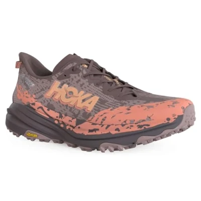 Afbeelding van HOKA Speedgoat 6 Trail hardloopschoenen, Dames, Maat: 36 2/3, Smoky quartz/quartzite Textiel/ synthetisch