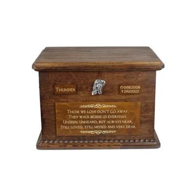 Afbeelding van Persoonlijke urn voor Friese paarden grote met gravure as