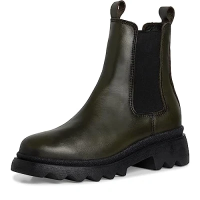 Afbeelding van Tamaris Korte laarzen, Dames, Maat: 37, Olive Leer
