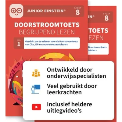 Image de Doorstroomtoets Begrijpend lezen deel 1 en 2