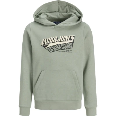 Afbeelding van Jack &amp; Jones LOGO Hoodie, Heren, Maat: 140, Hellgrün