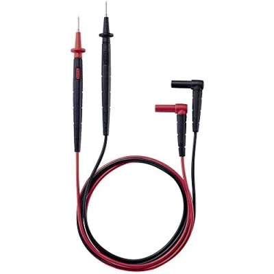 Image de Testo 0590 0010 Kit de câbles test sécurité avec fiche 4 mm 1,22 m Noir/rouge