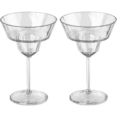Afbeelding van Koziol Cocktailglazen / Margaritaglazen onbreekbaar Superglas 400 ml 2 Stuks