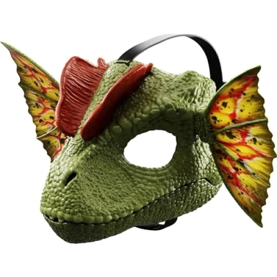 Afbeelding van Jurassic World Venom Launchin Dilophosaurus masker Groen