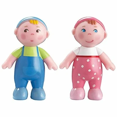 Image de Little Friends maison de poupée bébés Marie en Maxfilles 6 cm bleu/rose