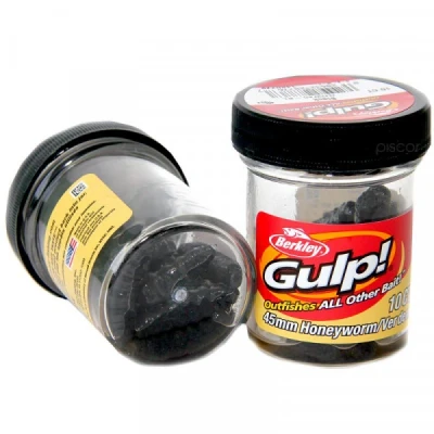 Afbeelding van Berkley Gulp! Honey Worm Orange 33mm (18 stuks) Imitatie aas