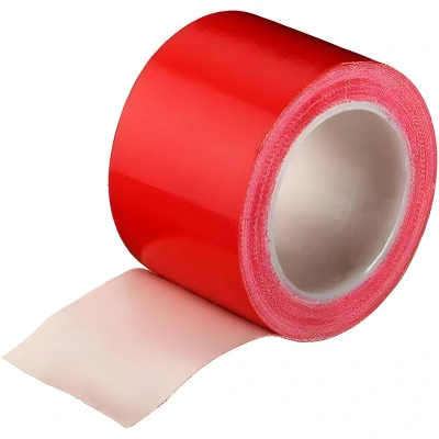 Afbeelding van Deltafix ducttape zelfklevend textielband hq+ rood 4 m x 38 mm