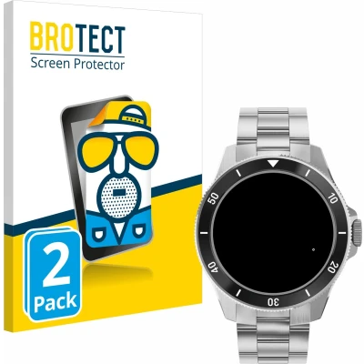 Afbeelding van BROTECT Antireflecterende schermbeschermer mat, Smartwatch beschermfolie, Grijs