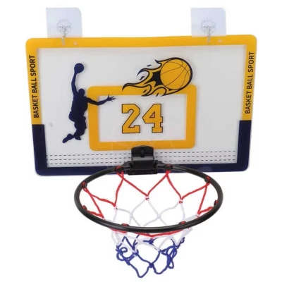 Afbeelding van Jojoy Mini Basketbal Set Hoop Basketbalbord Basketbalring Inclusief Bal en Pomp SLAMSTAR