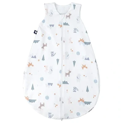 Afbeelding van Julius Zöllner Little Fox Zomerslaapzak voor baby&#039;s van 100% katoenen jersey, maat 98, standaard 100 door Öko Tex