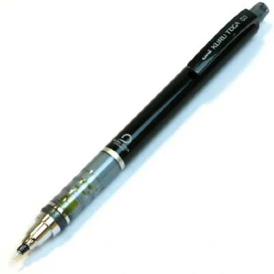 Afbeelding van Uni Kuru Toga vulpotlood, standaard, 0,3 mm, zwart (M34501P.24)