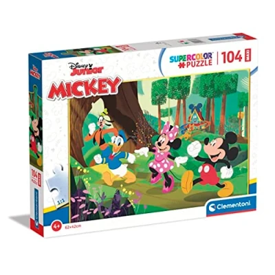 Afbeelding van Clementoni Puzzel 104 Stukjes Maxi Mickey And Friends, Kinderpuzzels, 4 6 jaar, 23772