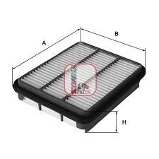 Afbeelding van SOFIMA S 0543 A Luchtfilter 44 216 264 Filter insert CHEVROLET: Epica Saloon